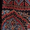 Radiant Black Satin Saree
